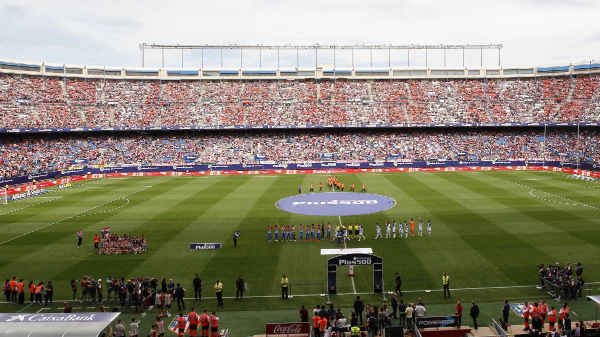 Panorámica del Estadio Vicente Calderón.