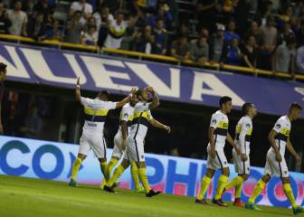Boca recupera su juego para golear a Arsenal