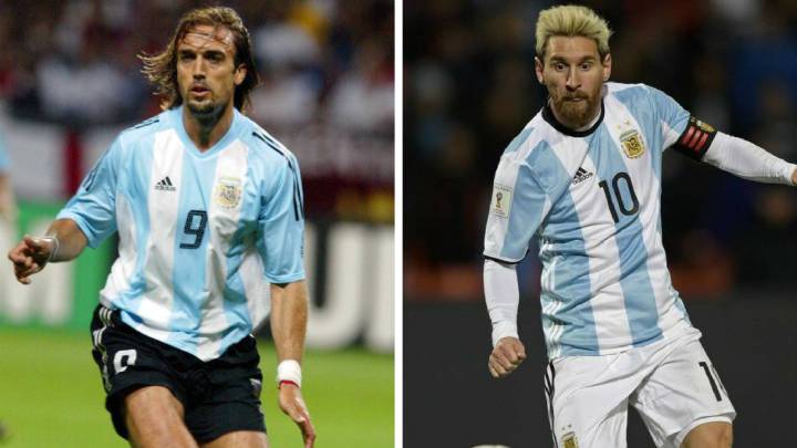 Cuando Messi desplazó a 'Batigol'