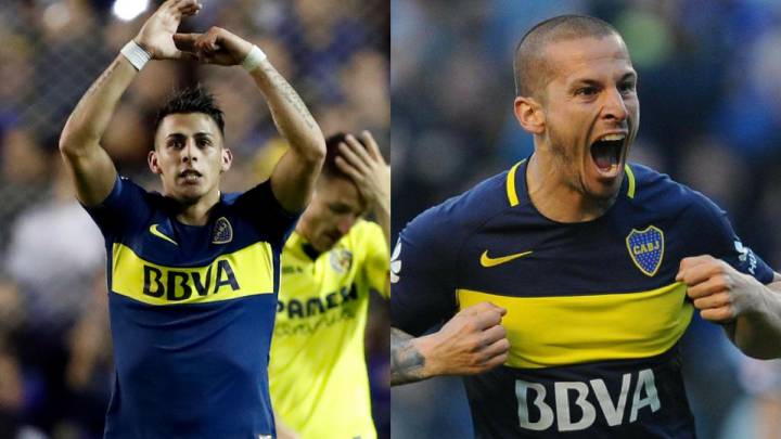 Cristian Pavón y Darío Benedetto.