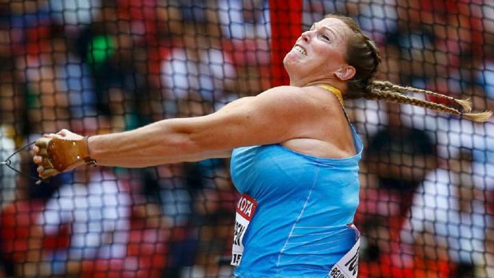 Jennifer Dahlgren, lanzadora de martillo argentina.