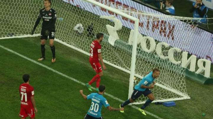 El Zenit 'argentino' golea al Spartak con un gran Driussi