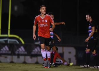 Borré lidera a River en Miami