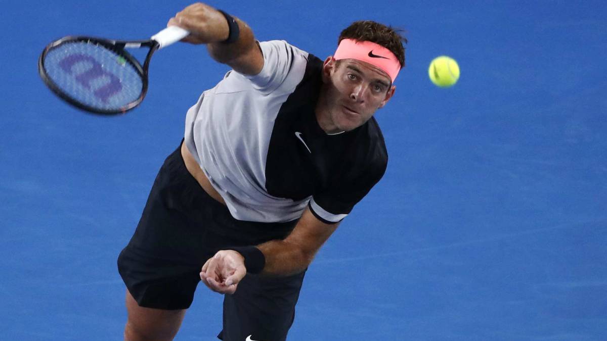 Tiafoe 0-3 Del Potro: Del Potro gana en su debut en Australia