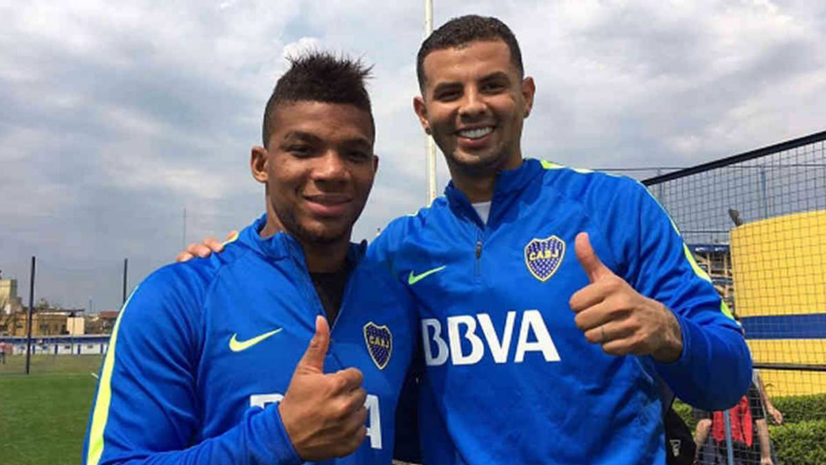Wilmar Barrios y Edwin Cardona no viajaron con Boca Juniors