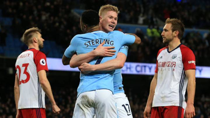 Manchester City 3-0 West Brom: resumen, goles y resultado