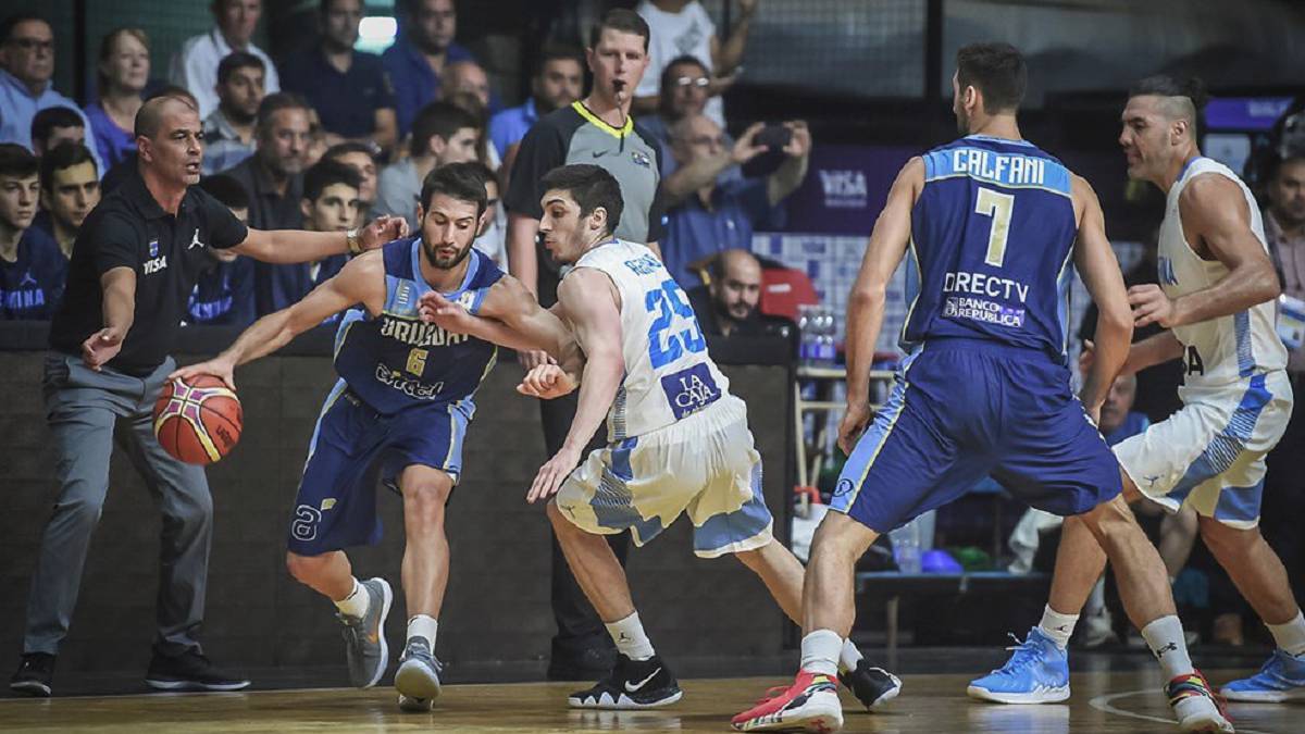 Partido de las Eliminatorias FIBA en el que Uruguay venció a Argentina.
