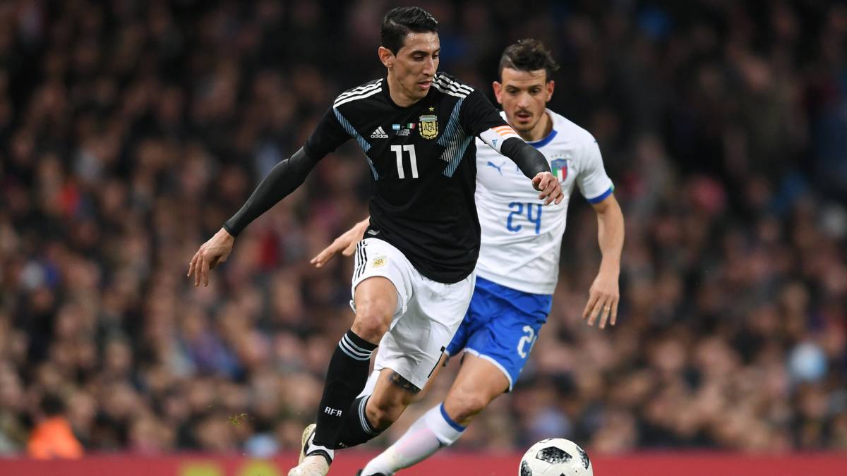 Di María, descartado para el duelo frente a España