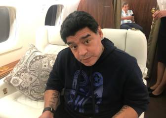 Maradona no pisó el hospital: