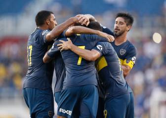Zárate y Villa debutan en Boca con gol y gran partido