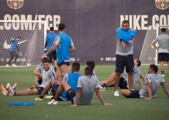 Así fue el entrenamiento de Boca en Barcelona