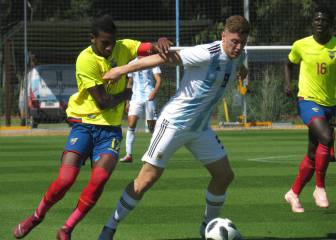 Argentina Sub-20 no puede con Ecuador en un amistoso