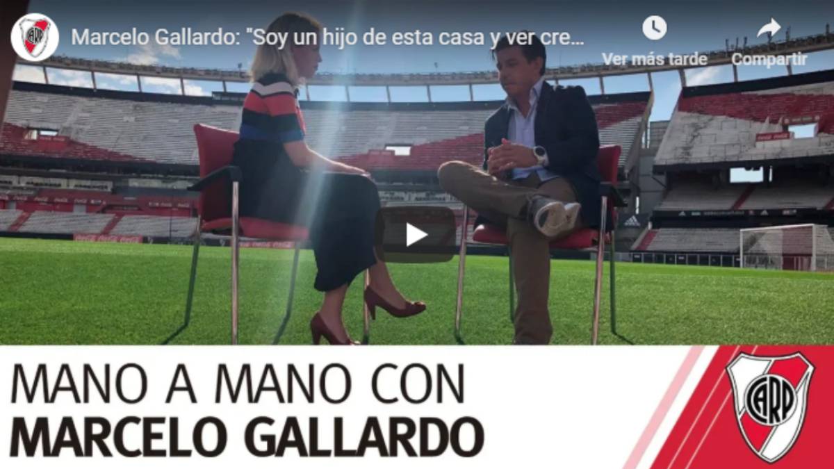 Gallardo recula sobre su futuro: "Estoy muy feliz en River"