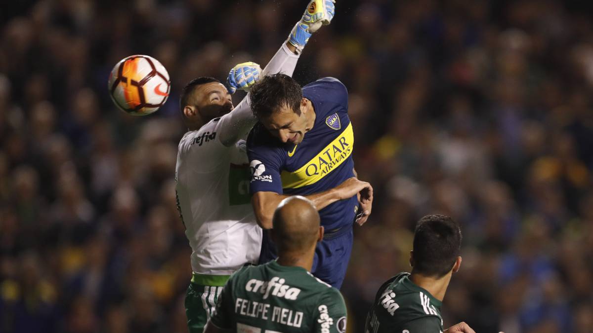 Formación de Palmeiras y Boca en la vuelta de la Libertadores
