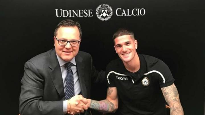 De Paul renueva su contrato con Udinese hasta 2023