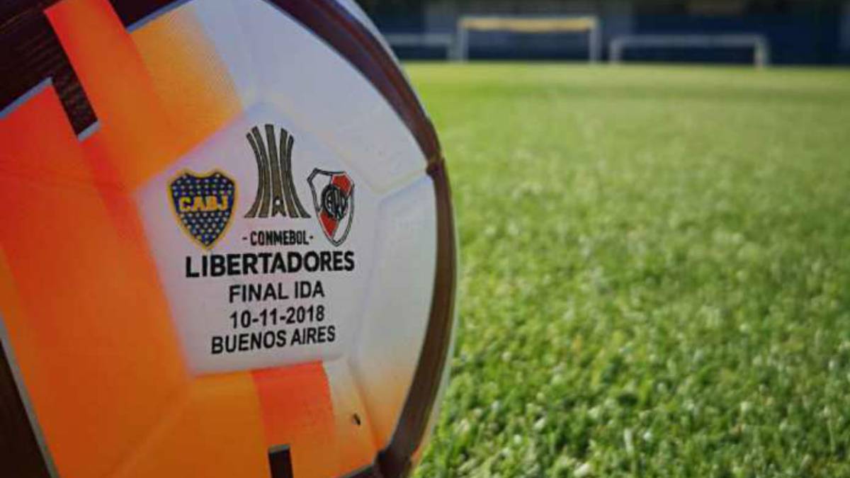 Así será la pelota con la que se juegue la final Boca-River