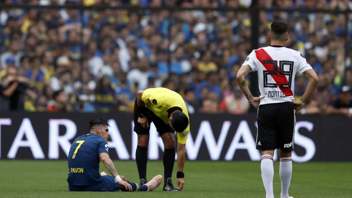 Pavón se pierde la vuelta: desgarro en el isquiotibial