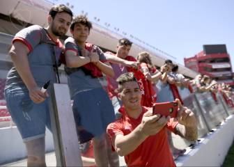 Independiente, cerca de los hinchas en su estadio