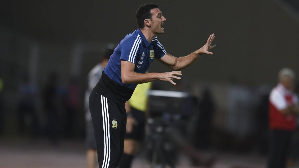 Scaloni: "Esta victoria ante México nos sirve un montón"