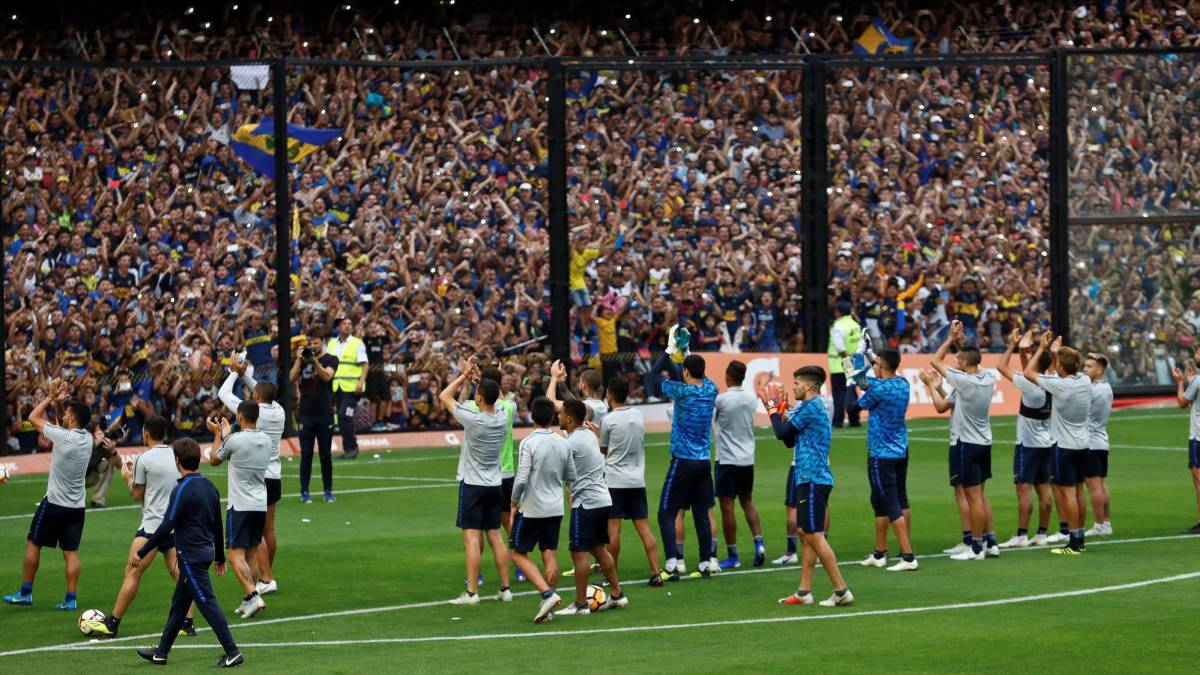 El plantel de Boca vivió una sesión inolvidable a 48 horas de iniciar en el Monumental el partido que decidirá al campeón de la Copa Libertadores 2018.