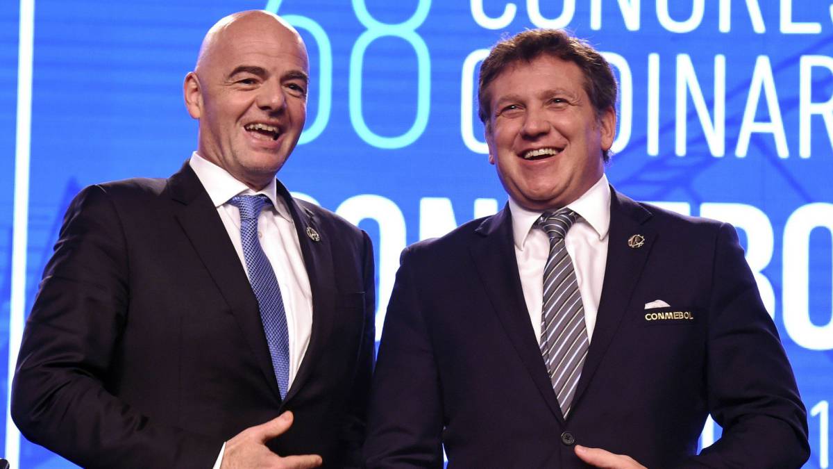 Infantino y la CONMEBOL apretaron para jugar la final