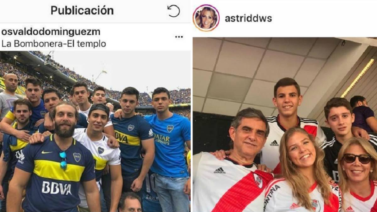 Los hermanos del jefe de la CONMEBOL, de forofos.