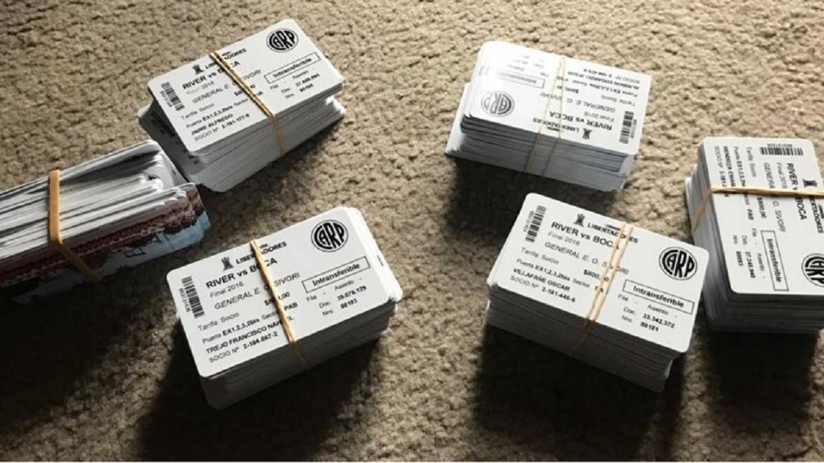 El fiscal del caso: "las entradas de la barra eran originales"