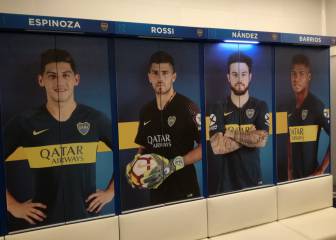 Decoran el vestuario donde Boca preparará la final de Copa