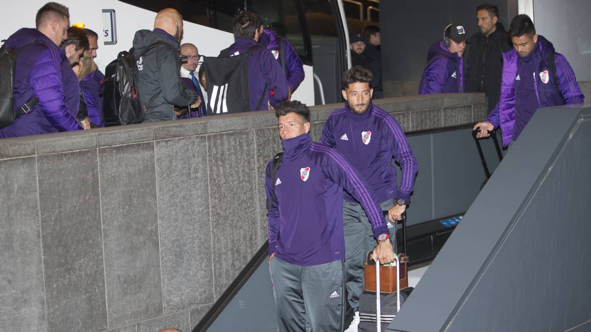 La expedición de River Plate ya se encuentra en Madrid.