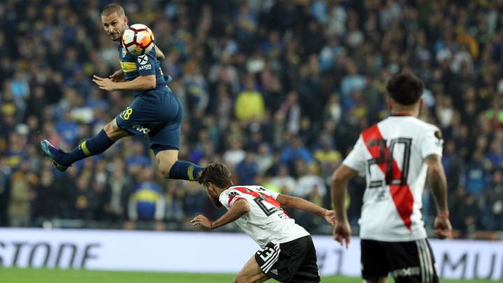 River Plate y Boca Juniors, últimos finalistas, dominaron hoy con sus jugadores en la elección del equipo ideal de la Copa Libertadores de América 2018.