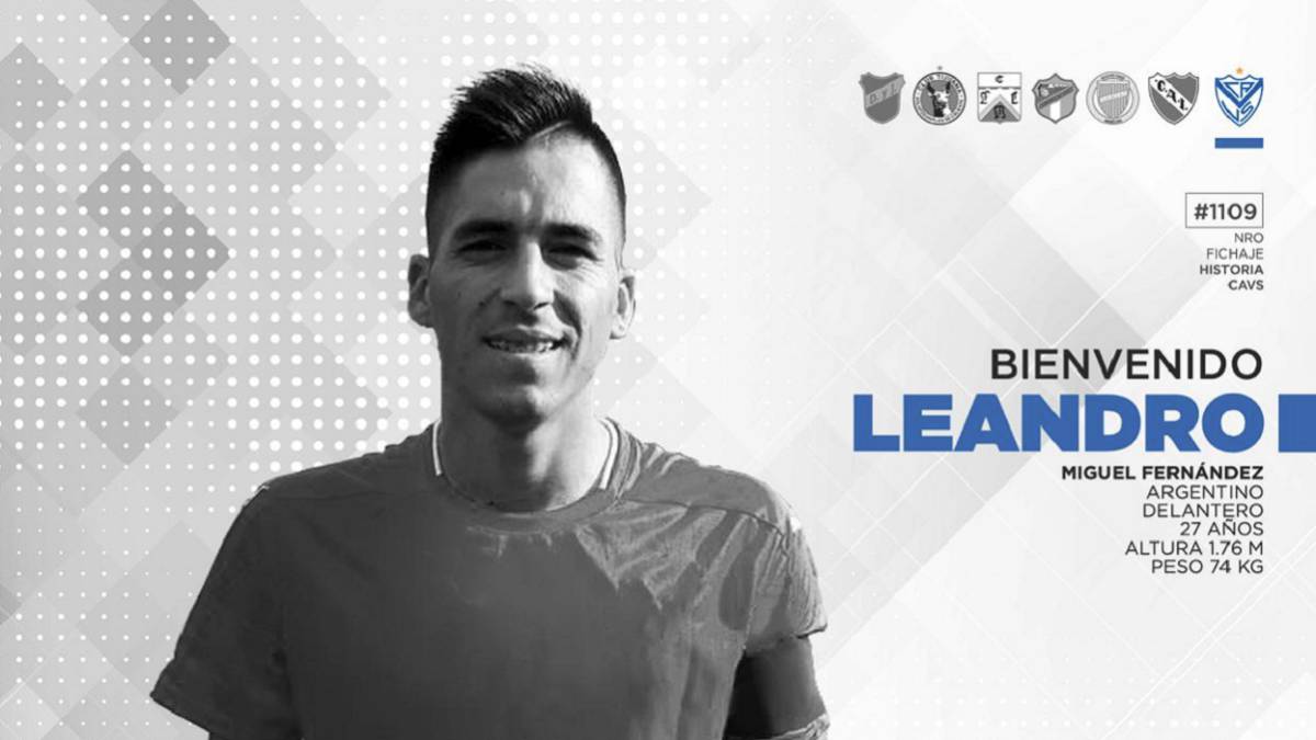 Vélez Sarsfield oficializó hoy la contratación del delantero Leandro Fernández, quien se convirtió en el primer refuerzo para el plantel de Liniers.