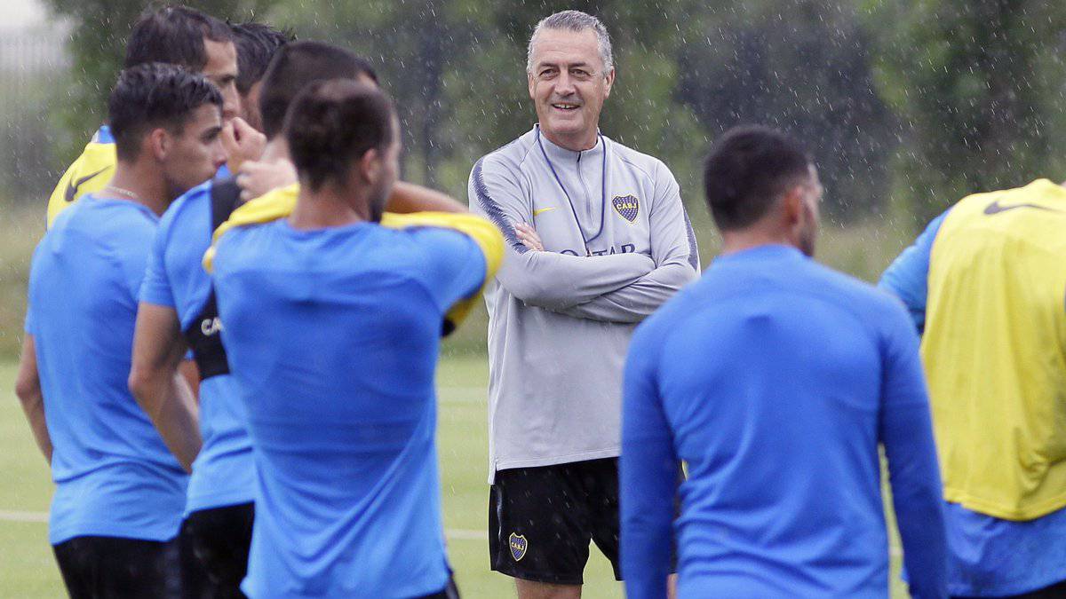 Boca, a todo ritmo en Cardales, a pesar de la lluvia