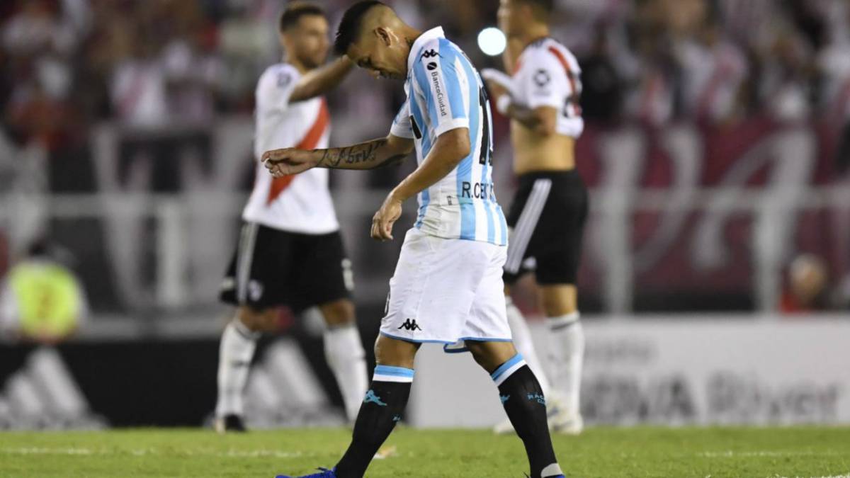Centurión no fue a la práctica y fue bajado a Reserva