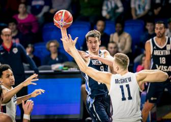 Argentina perdió en la última pelota frente a Estados Unidos