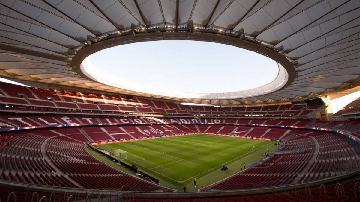 Panorámica del Wanda Metropolitano, que acogerá el Argentina-Venezuela.