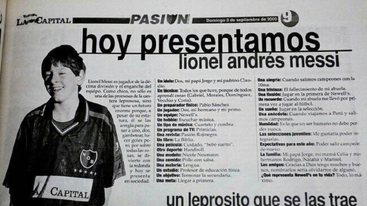 Leo Messi at 13 - an interview with the future Barcelona star