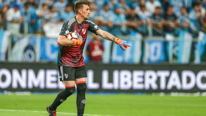 Franco Armani, arquero de River Plate.