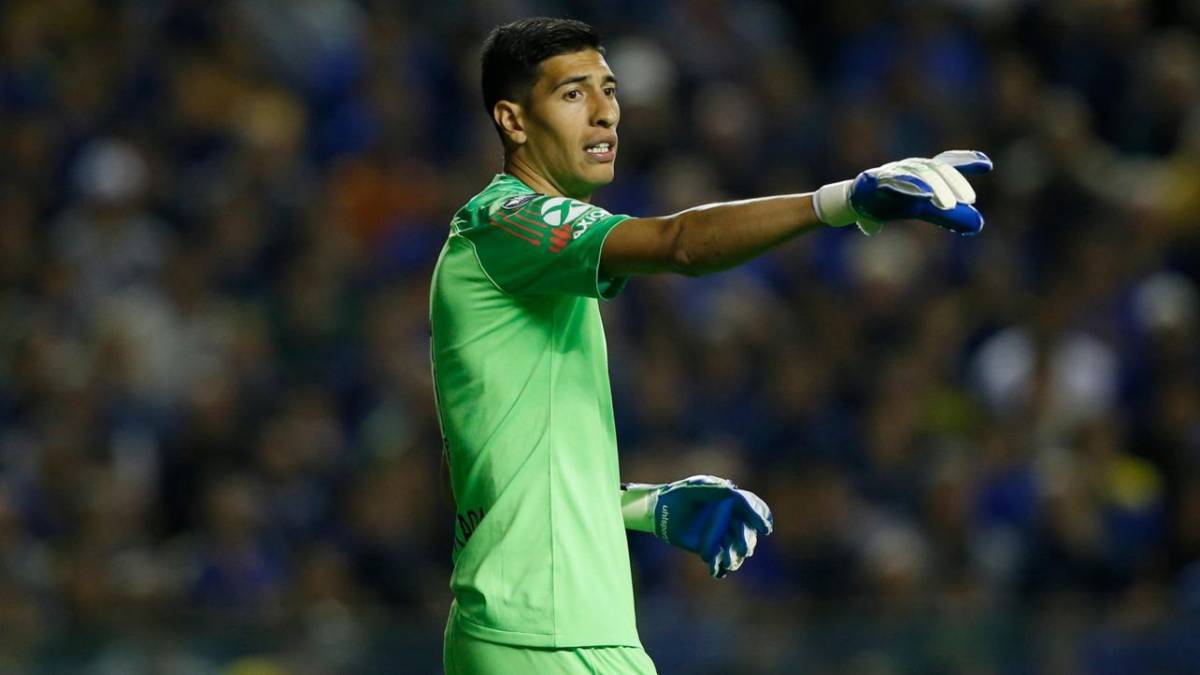 Esteban Andrada, arquero de Boca Juniors.