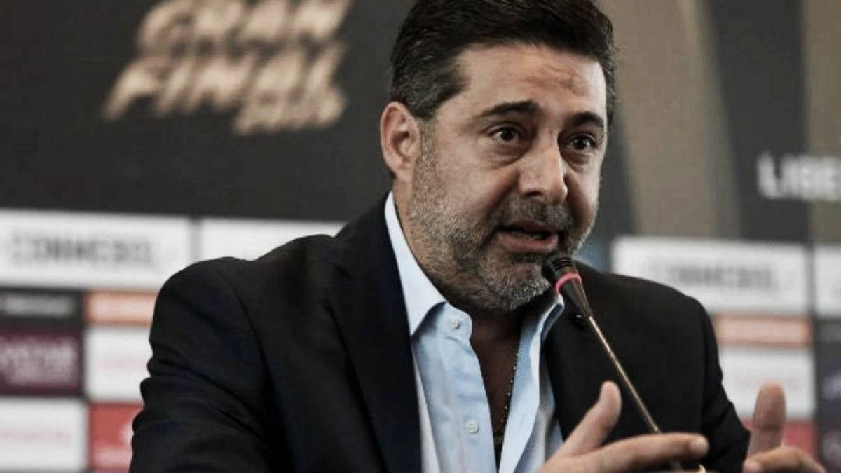 Angelici, presidente de Boca Juniors.