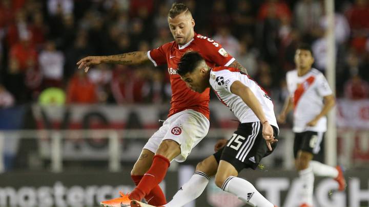 Sigue en vivo y en directo online la retransmisión del partido de Copa Libertadores River vs Internacional que se juega hoy, 7 de mayo, en As.com.