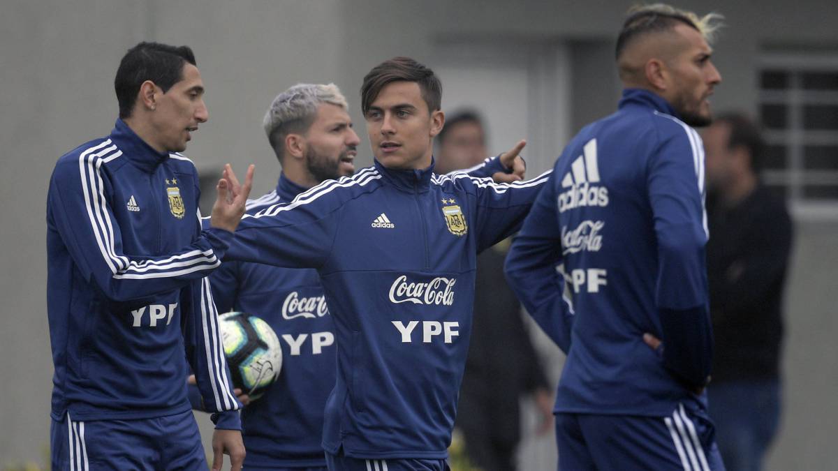 Di María, Lautaro y Dybala ya se entrenan con Argentina