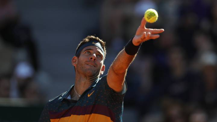 Del Potro 3 - 0 Thompson: resumen del partido de Roland Garros