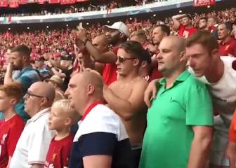 De los nervios a la emoción: así celebraron los hinchas del Liverpool el gol de Salah