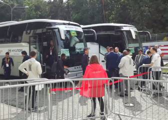 Así ha sido la llegada al estadio de Ecuador al Stadion GOSiR