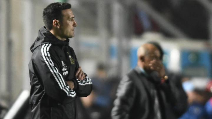 El DT de la selección argentinatodavía no se decide sobre quién será el cuarto volante del equipo en Salvador por la Copa América.