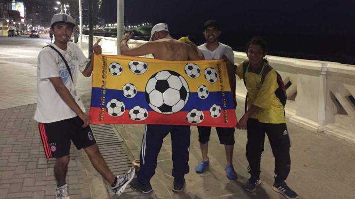 Los hinchas de Colombia no temen a Messi: "No da problemas"