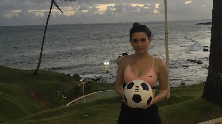 Bárbara Roskin, la ex River que se luce con el freestyle en Bahía