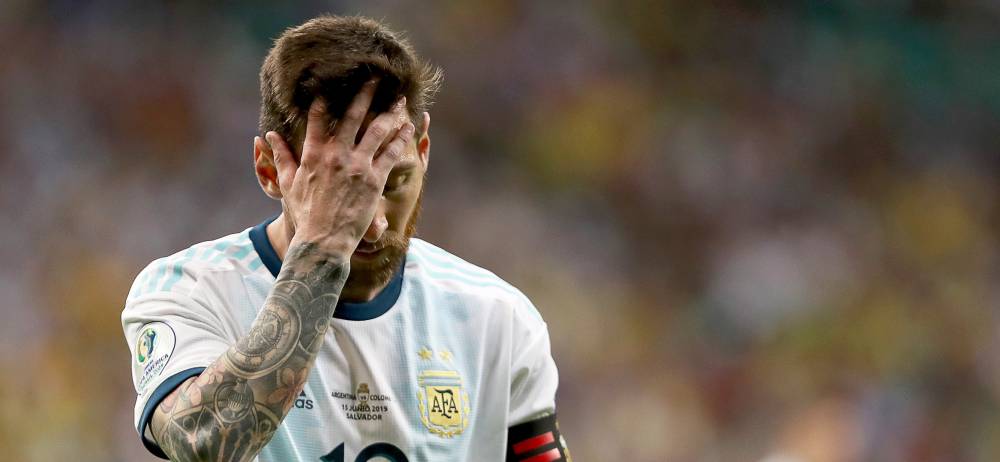 Argentina y Messi se amargan