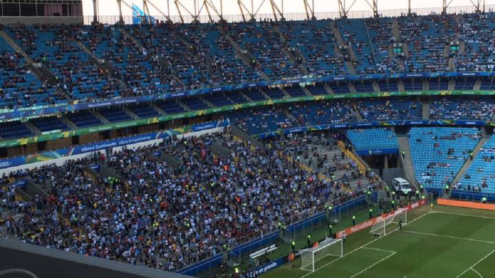 Ovación a Messi y silbidos a Scaloni: la previa en la Arena do Gremio