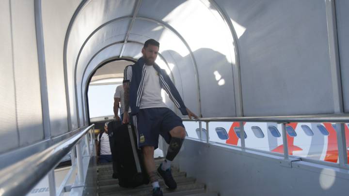 Argentina entrenó sin dar pistas y ya está en Belo Horizonte